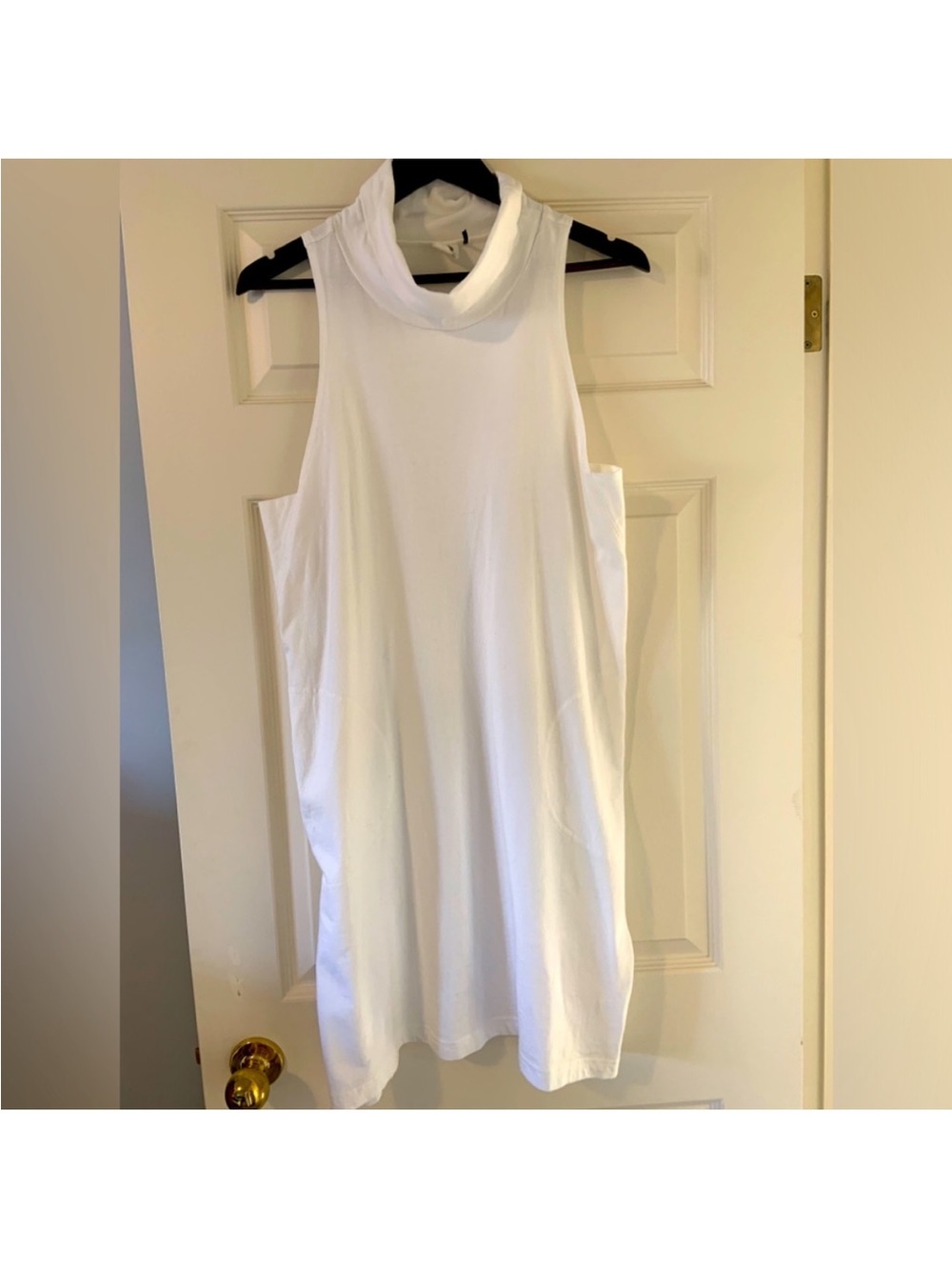 Anthropologie akemi and Kim White Cotton Relaxed Fit Dress with Pockets